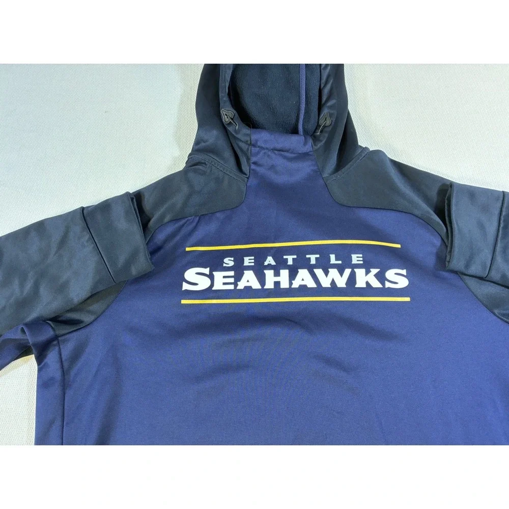 Nike NFL Seattle Seahawks Therma-FIT On Field Apparel‎ Hoodie Men's Large
